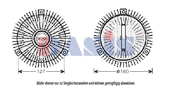 AKS DASIS Kytkin, jäähdytystuuletin 128260N